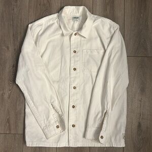 Hurley Men's Casual Button-Down Shirt in Off-White